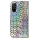 For Redmi A5 4G 173.3mm Colorful Magnetic Buckle Leather Phone Case(Silver) - 3