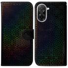 For Redmi A5 4G 173.3mm Colorful Magnetic Buckle Leather Phone Case(Black) - 1