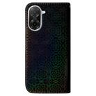 For Redmi A5 4G 173.3mm Colorful Magnetic Buckle Leather Phone Case(Black) - 3