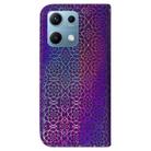 For Redmi Note 14S 4G Colorful Magnetic Buckle Leather Phone Case(Purple) - 3