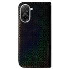 For Redmi A5 4G 171.7mm Colorful Magnetic Buckle Leather Phone Case(Black) - 3