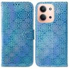 For Redmi 15C 4G 173.1mm / 15C 5G 173.1mm Colorful Magnetic Buckle Leather Phone Case(Blue) - 1