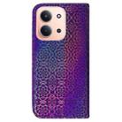For Redmi 15C 4G 173.1mm / 15C 5G 173.1mm Colorful Magnetic Buckle Leather Phone Case(Purple) - 3
