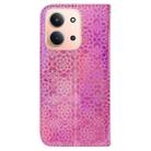 For Redmi 15C 4G 173.1mm / 15C 5G 173.1mm Colorful Magnetic Buckle Leather Phone Case(Pink) - 3