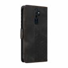 For OPPO A9 2020 / A5 2020  Embossed Rhombus Starry Leather Phone Case(Black) - 3