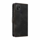 For OPPO A15 4G / A16K / A16E Embossed Rhombus Starry Leather Phone Case(Black) - 3