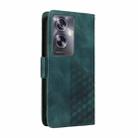 For OPPO A79 5G Embossed Rhombus Starry Leather Phone Case(Green) - 3