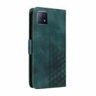 For OPPO A73 2020 5G Taiwan Embossed Rhombus Starry Leather Phone Case(Green) - 3