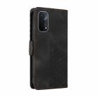 For OPPO A74 5G / A54 5G Embossed Rhombus Starry Leather Phone Case(Black) - 3