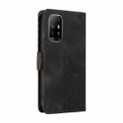 For OPPO A94 5G / F19 Pro+ 5G Embossed Rhombus Starry Leather Phone Case(Black) - 3