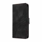 For OPPO K12x Embossed Rhombus Starry Leather Phone Case(Black) - 2