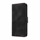 For OPPO A3x 4G / A3x 5G India Embossed Rhombus Starry Leather Phone Case(Black) - 2