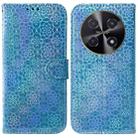 For Huawei nova 12i 4G Global Colorful Magnetic Buckle Leather Phone Case(Blue) - 1