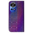 For Huawei nova 12 Ultra Colorful Magnetic Buckle Leather Phone Case(Purple) - 3