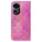 For Huawei nova 12 Colorful Magnetic Buckle Leather Phone Case(Pink) - 3