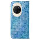 For Huawei nova 14 Ultra Colorful Magnetic Buckle Leather Phone Case(Blue) - 3