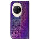 For Huawei nova 14 Ultra Colorful Magnetic Buckle Leather Phone Case(Purple) - 3