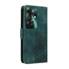For OPPO Reno11 F / F25 Pro Embossed Rhombus Starry Leather Phone Case(Green) - 3
