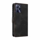 For Realme C35 4G Embossed Rhombus Starry Leather Phone Case(Black) - 3