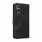 For Realme C65 4G Global Embossed Rhombus Starry Leather Phone Case(Black) - 3