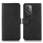 For OPPO Reno12 Pro 5G Global Cow Texture Flip Leather Phone Case(Black) - 1