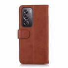 For OPPO Reno12 Pro 5G Global Cow Texture Flip Leather Phone Case(Brown) - 3