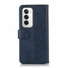 For OPPO Reno12 5G Global Cow Texture Flip Leather Phone Case(Blue) - 3