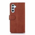 For Samsung Galaxy S25 FE 5G Cow Texture Flip Leather Phone Case(Brown) - 3