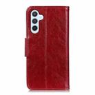 For Samsung Galaxy S25 FE 5G Nappa Texture Horizontal Flip Leather Phone Case(Red) - 3