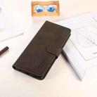 For Samsung Galaxy S25 Ultra 5G KHAZNEH Matte Texture Leather Phone Case(Brown) - 2