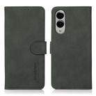 For Samsung Galaxy S25 Edge 5G KHAZNEH Matte Texture Leather Phone Case(Green) - 1