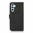 For Samsung Galaxy S25 FE 5G KHAZNEH Matte Texture Leather Phone Case(Black) - 3
