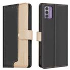 For Nokia G42 Color Matching RFID Anti-theft Leather Phone Case(Black) - 1