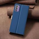 For Nokia G42 Color Matching RFID Anti-theft Leather Phone Case(Blue) - 3