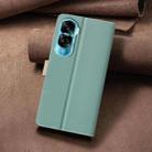 For Honor 90 Lite / X50i Color Matching RFID Anti-theft Leather Phone Case(Green) - 3