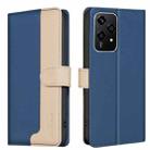 For Honor 200 Lite Global Color Matching RFID Anti-theft Leather Phone Case(Blue) - 1