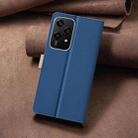 For Honor 200 Lite Global Color Matching RFID Anti-theft Leather Phone Case(Blue) - 3