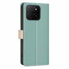 For Honor X5b Color Matching RFID Anti-theft Leather Phone Case(Green) - 3