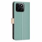 For Honor 200 Smart / X7C Color Matching RFID Anti-theft Leather Phone Case(Green) - 3