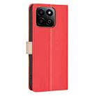 For Honor 200 Smart / X7C Color Matching RFID Anti-theft Leather Phone Case(Red) - 3