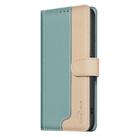 For Honor X8c 4G Color Matching RFID Anti-theft Leather Phone Case(Green) - 2