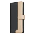 For Honor X8c 4G Color Matching RFID Anti-theft Leather Phone Case(Black) - 2