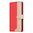 For Honor X8c 4G Color Matching RFID Anti-theft Leather Phone Case(Red) - 2