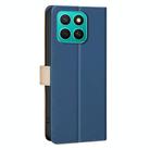 For Honor X8c 4G Color Matching RFID Anti-theft Leather Phone Case(Blue) - 3