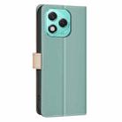 For Honor 400 Lite Color Matching RFID Anti-theft Leather Phone Case(Green) - 3