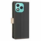 For Honor 400 Lite Color Matching RFID Anti-theft Leather Phone Case(Black) - 3