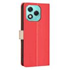 For Honor 400 Lite Color Matching RFID Anti-theft Leather Phone Case(Red) - 3
