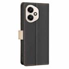For Honor 400 Global 156.5mm Color Matching RFID Anti-theft Leather Phone Case(Black) - 3