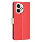 For Honor 400 Global 156.5mm Color Matching RFID Anti-theft Leather Phone Case(Red) - 3