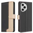 For Honor 400 Pro Global 160.8mm Color Matching RFID Anti-theft Leather Phone Case(Black) - 1